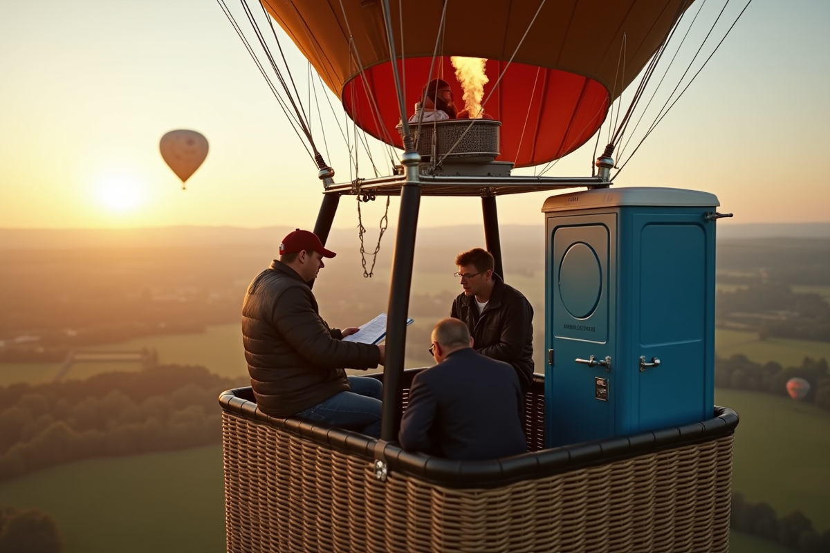 montgolfière toilettes